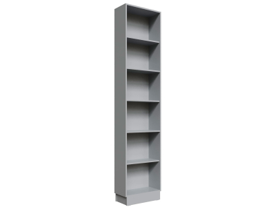 Шкаф торцевой 25 см "Мадрид" серый камень Шкаф торцевой 25 см "Мадрид" серый камень