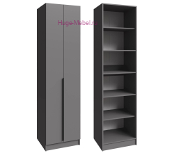 Шкаф 60 см с полками "Мадрид" графит