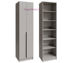 Шкаф 60 см с полками "Мадрид" кашемир