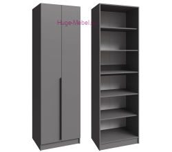 Шкаф 70 см с полками "Мадрид" графит