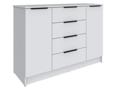 Комод 130 см "Мадрид" белый Комод 130 см "Мадрид" белый