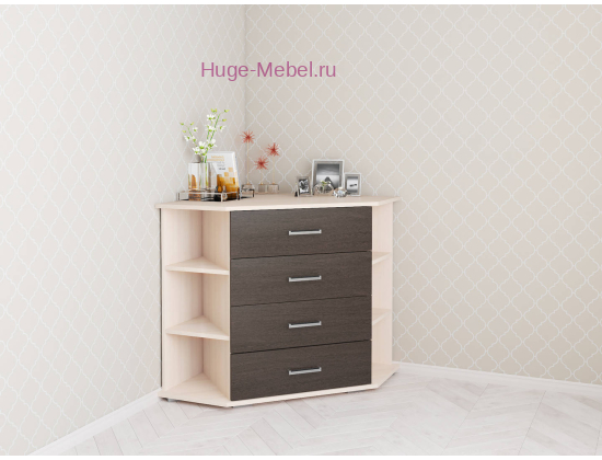 Угловой комод "Катрин 7 Дуб / Венге"