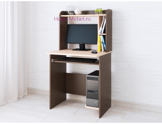 Стол компьютерный "Грета-1 Венге/Дуб"
