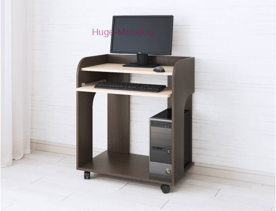 Стол компьютерный "Грета-10 Венге / Дуб"