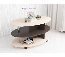 Стол журнальный "Консул-4 Венге / Дуб"