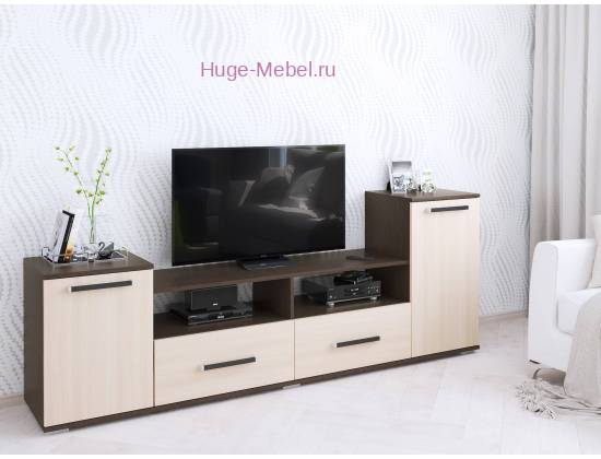 Тумба ТВ "Парус-2 Венге / Дуб"