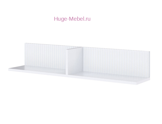 Полка навесная "Сириния белый"