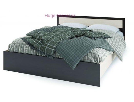 Двуспальная кровать "Гармония КР 601 венге"