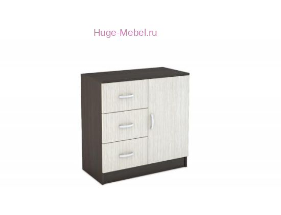 Комод Бася КМ 553М венге/дуб