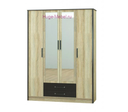 Шкаф 4-х створчатый "Лирика"