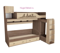 Детская двухъярусная кровать Орион