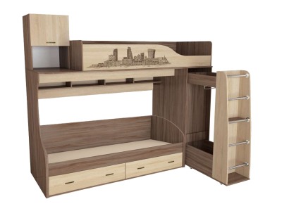 Детская двухъярусная кровать Орион Детская двухъярусная кровать Орион